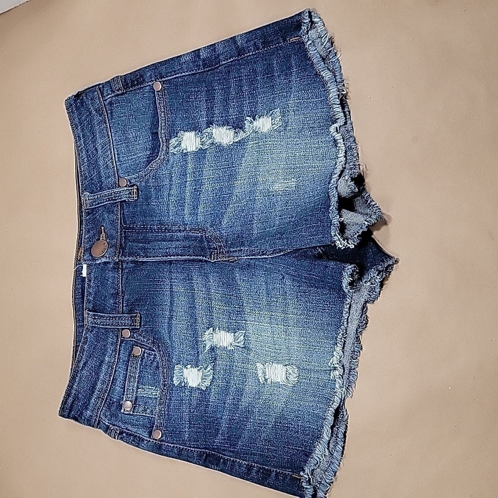 Elan, Size S, Ripped High Waist Shorts, Frayed Hem.  Excellent Used Condition